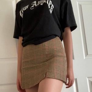 Brandy Melville Cara Plaid Skirt